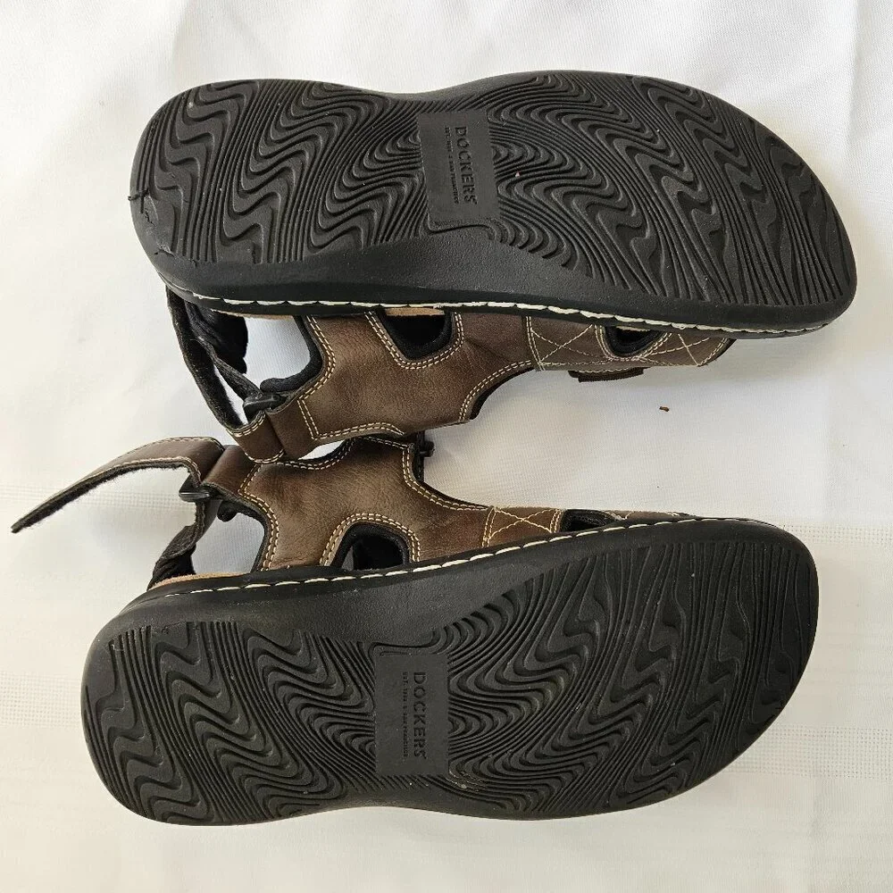 Men's Dockers Outdoor Sport Sandal Shoes Waterproof Minimalist Casual Size 8W